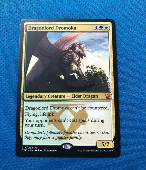 Dragonlord Dromoka DTK Dragons Of Tarkir Mtg Proxy Magic The