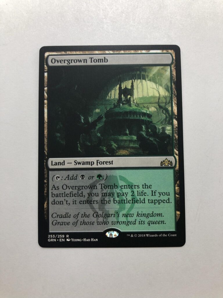 Overgrown Tomb Guilds Of Ravnica GRN Magic The Gathering Proxy Mtg