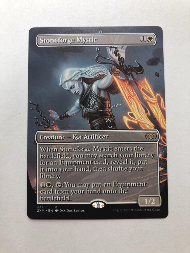 Stoneforge Mystic Extended Art Xm Double Masters Magic The Gathering