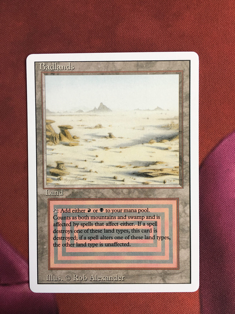 Badlands Revised magic the gathering proxy mtg cards Top Quality