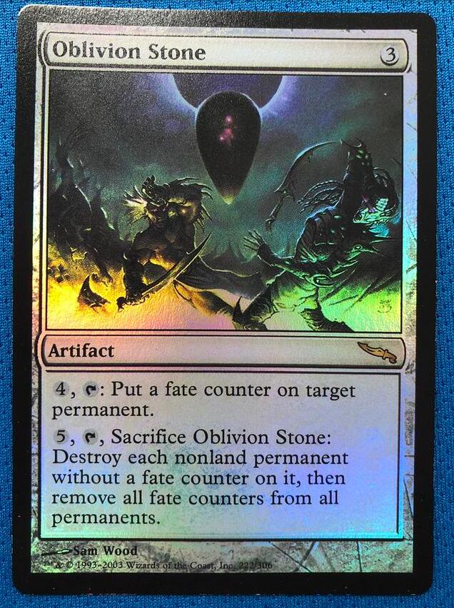 Oblivion Stone Mirrodin Mtg Proxy Magic The Gathering Proxies Cards Gp 