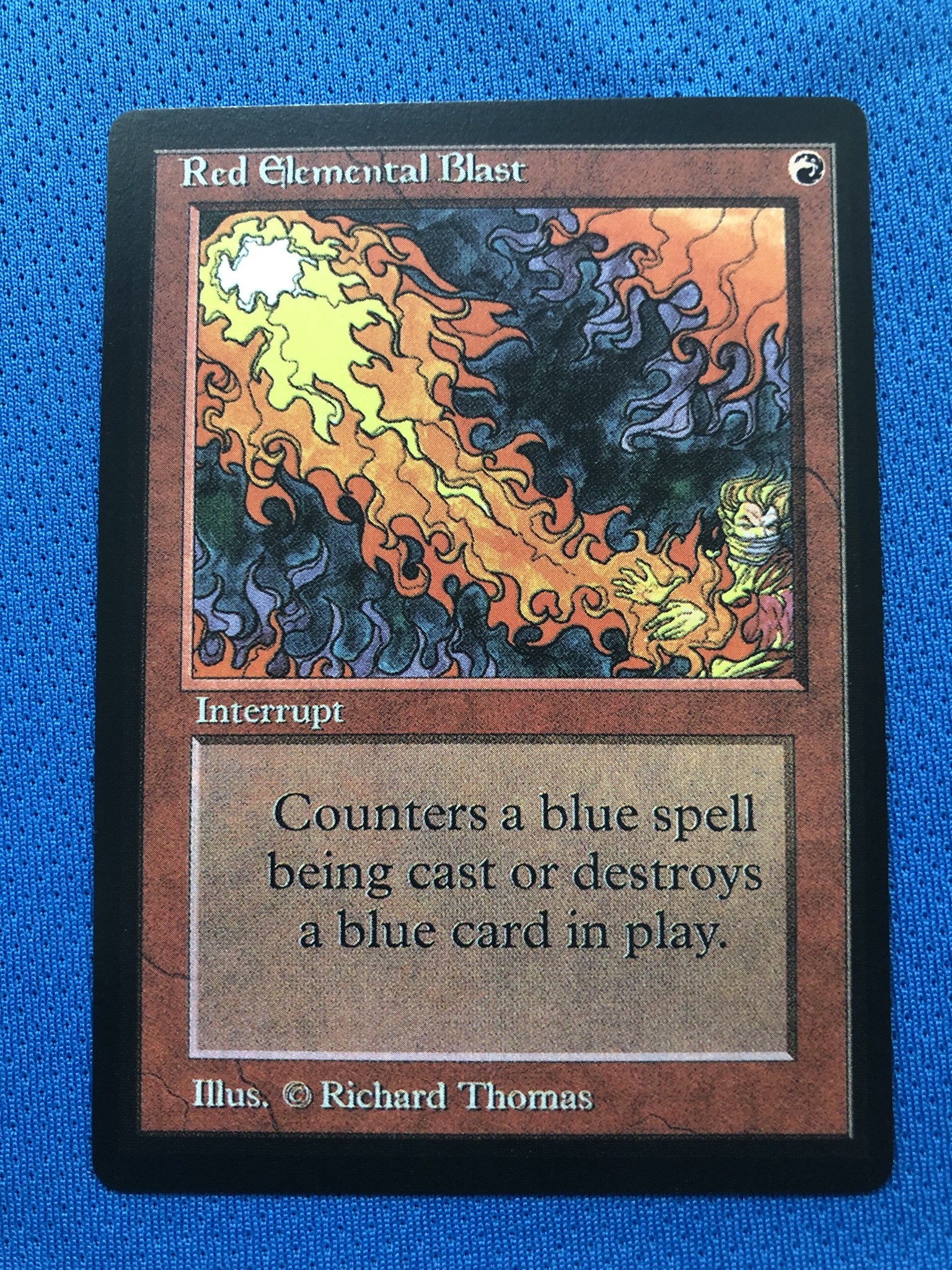 Red Elemental Blast B Limited Edition Beta (LEB) Mtg Proxy Magic The ...