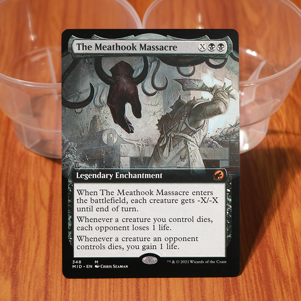 The Meathook Massacre extend art Innistrad: Midnight Hunt (MID) magic the  gathering proxy mtg cards Top Quality – Rylease MTG Proxy