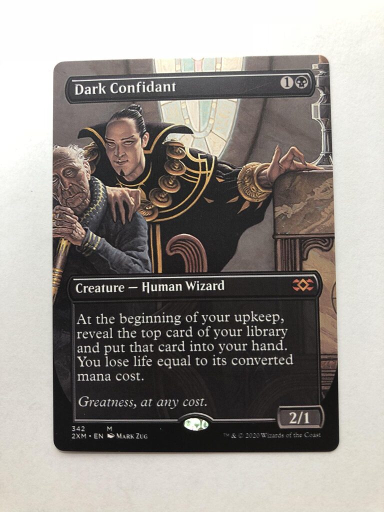 Dark Confidant Extended Art 2XM Double Masters magic the gathering ...