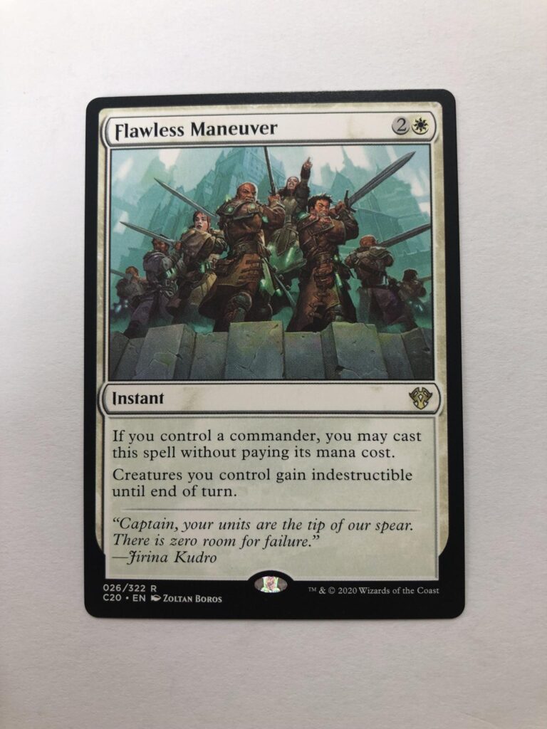 Flawless Maneuver C20 magic the gathering proxy mtg cards Top Quality ...