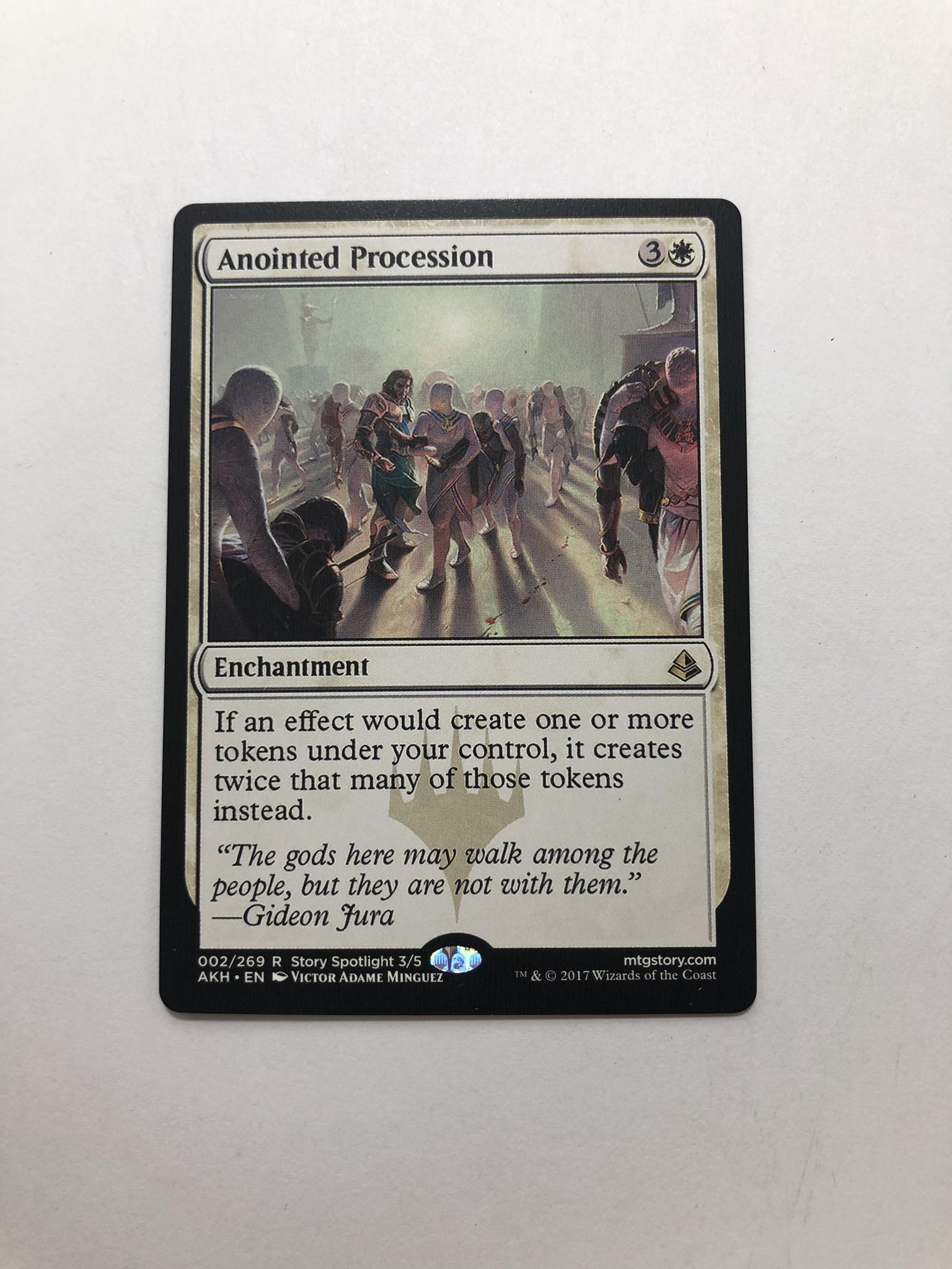 anointed procession Amonkhet (AKH) magic the gathering proxy mtg cards Top  Quality