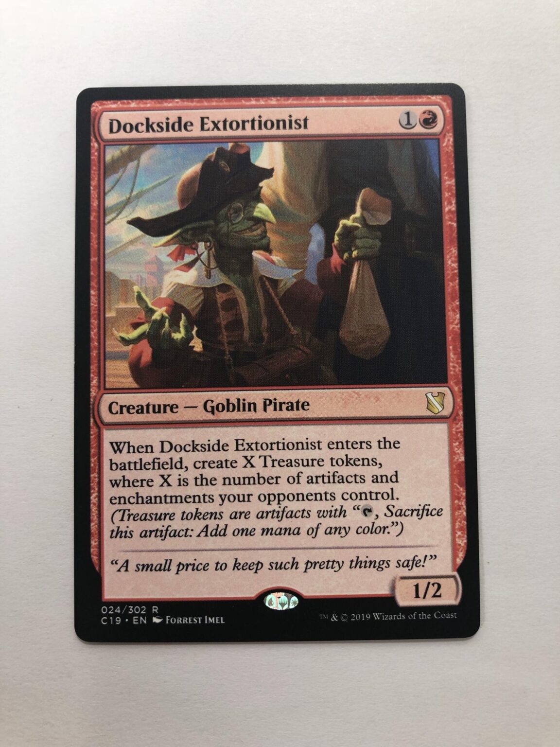 Dockside Extortionist Commander 2019 magic the gathering proxy mtg ...