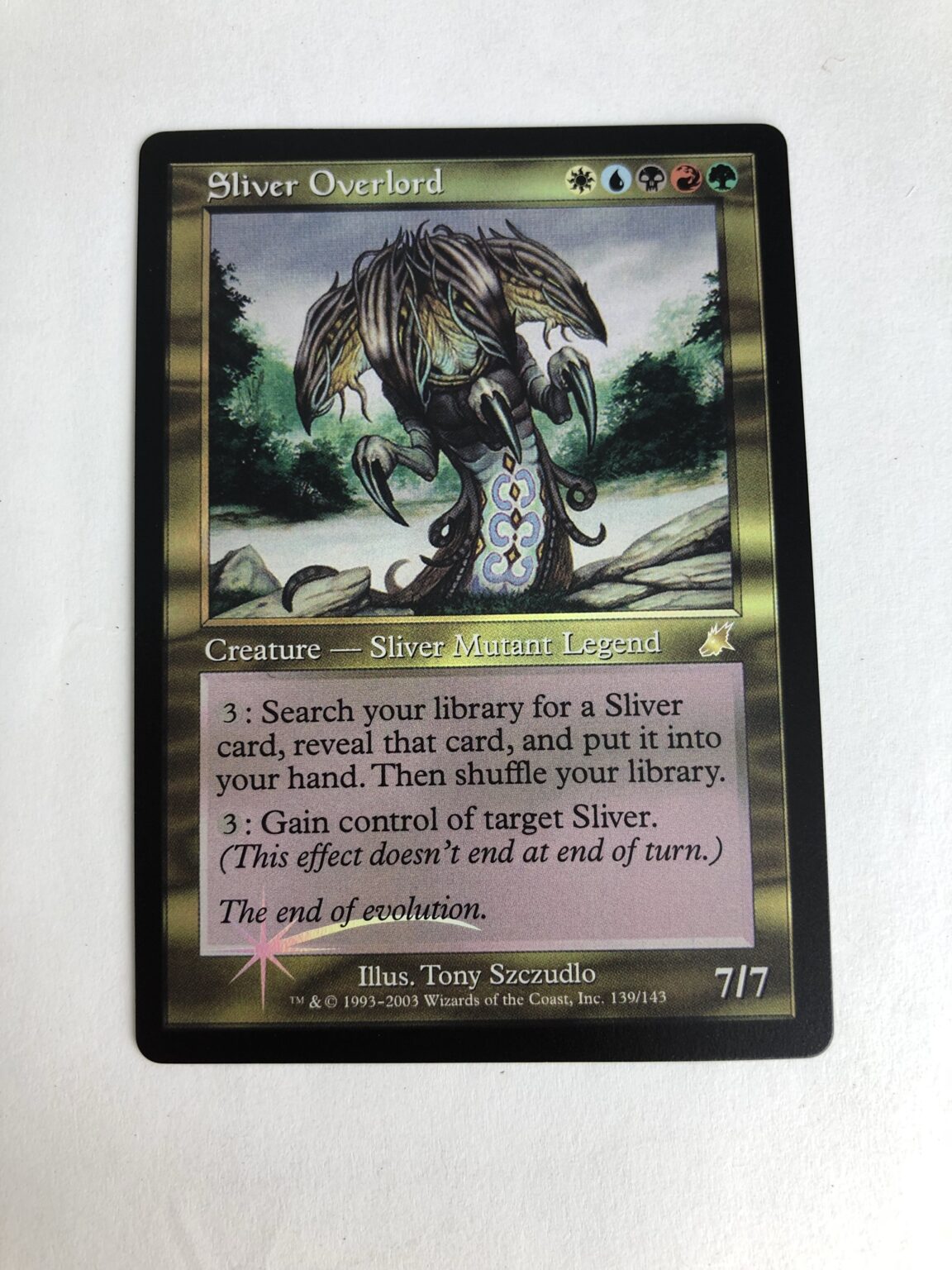 Sliver Overlord Scourge (SCG) foil magic the gathering proxy mtg cards ...