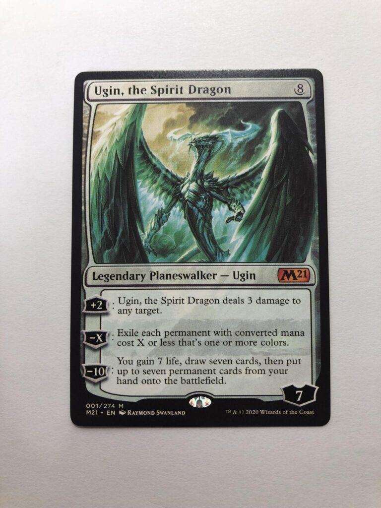 Ugin, the Spirit Dragon 001 core set 2021 M21 magic the gathering proxy ...