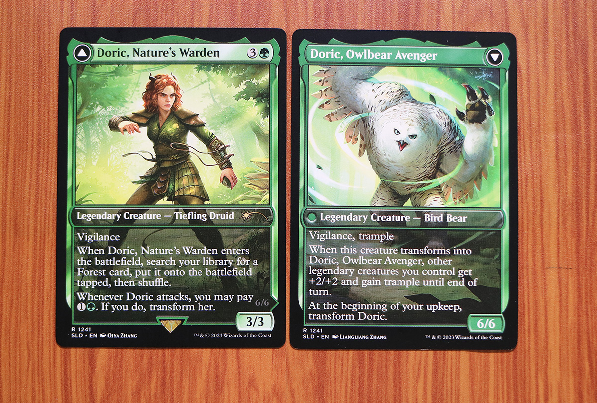 Doric, Nature's Warden / Doric, Owlbear Avenger Secret Lair Drop (SLD)  magic the gathering proxy mtg cards Top Quality