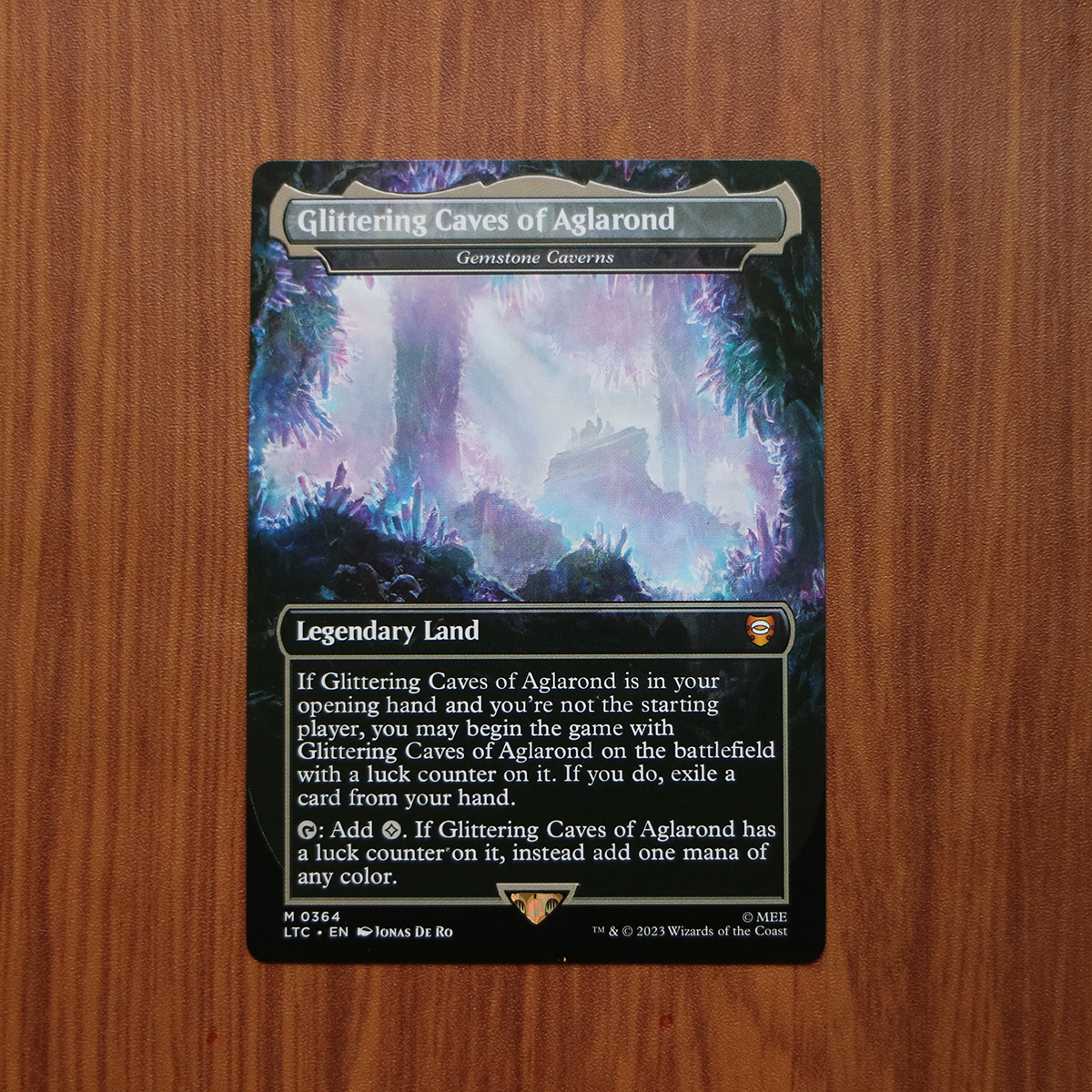 Glittering Caves of Aglarond (Gemstone Caverns) LTC #364 Hologram/Holostamp  magic the gathering proxy mtg cards Top Quality