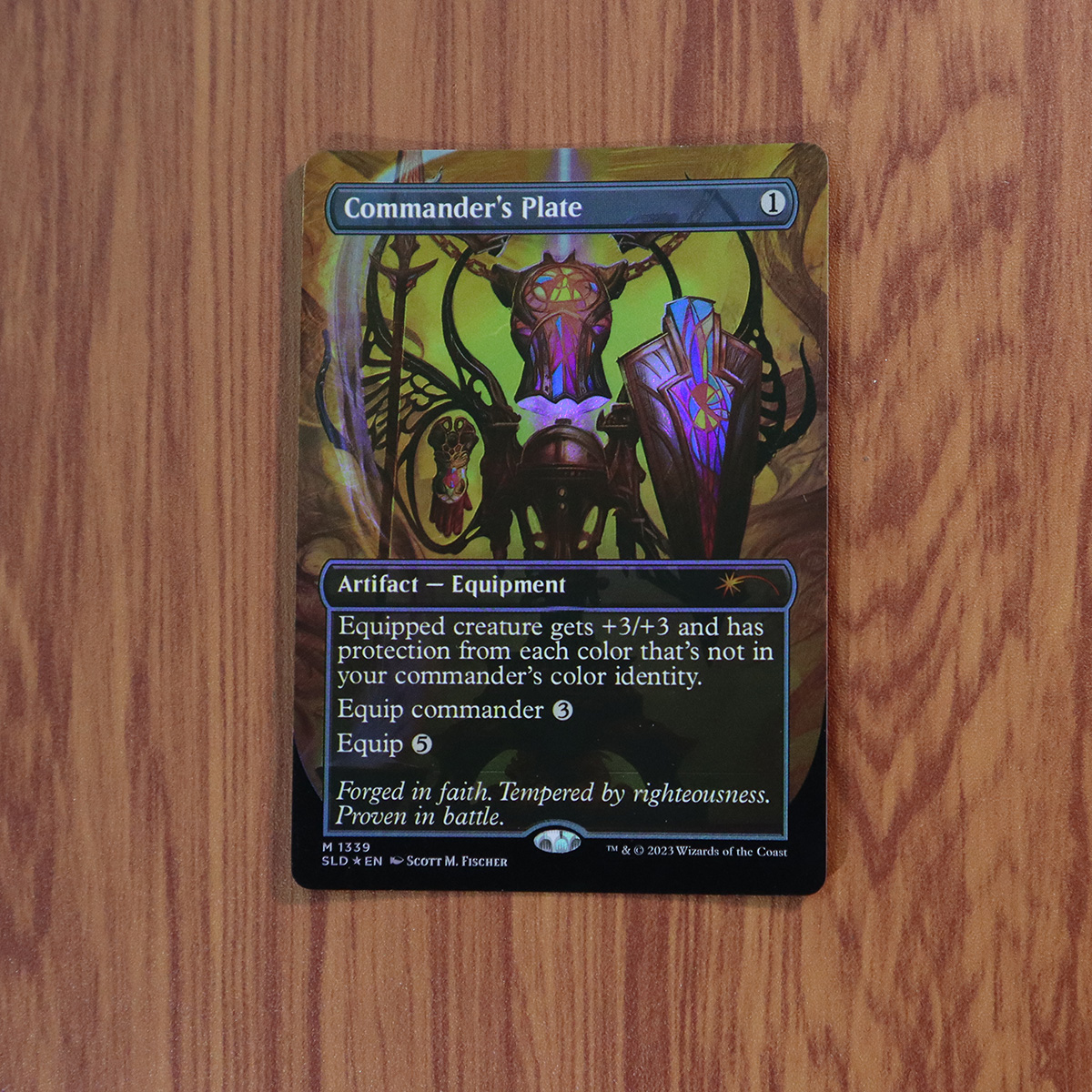 Commander's Plate Secret Lair Drop (SLD) Foil magic the gathering proxy mtg  cards Top Quality