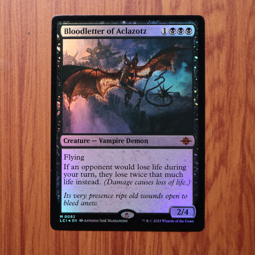 Bloodletter Of Aclazotz 92 The Lost Caverns Of Ixalan LCI Foil Magic   FF008 Bloodletter Of Aclazotz 92 1024x1024 