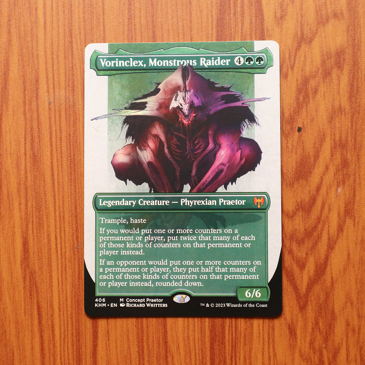 Vorinclex, Monstrous Raider #406 Kaldheim (KHM) Hologram magic the  gathering proxy mtg cards Top Quality