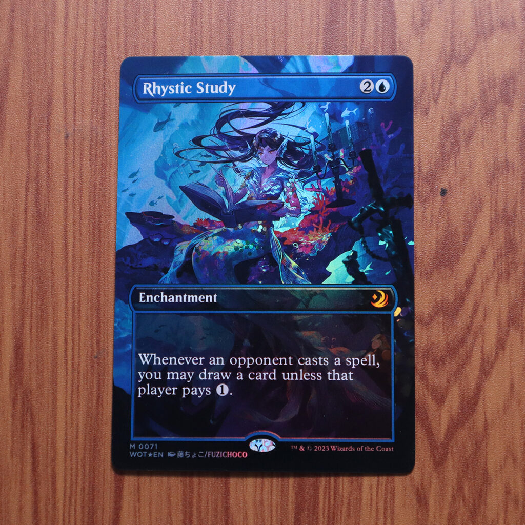 Rhystic Study #71 Wilds of Eldraine: Enchanting Tales (WOT) foil magic ...