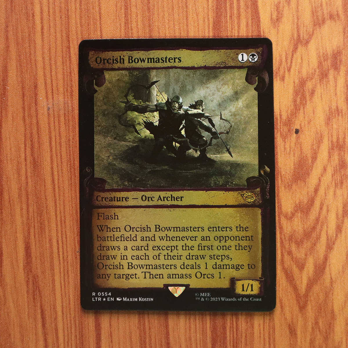 Orcish Bowmasters LTR #554 The Lord of the Rings: Tales of Middle-earth  (LTR) foil magic the gathering proxy mtg cards Top Quality