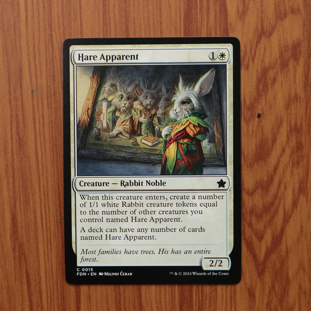 Hare Apparent #15 FDN magic the gathering proxy mtg cards Top Quality ...